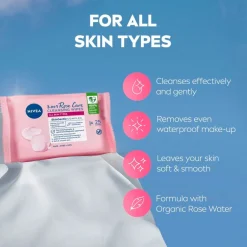 Nivea Skincare NIVEA Rose Care Micellair Reinigingsdoekjes Clearance