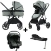 Novi Baby Novi Jaxx V2 4-in-1 Kinderwagen met Autostoel en Isofixbase Hot