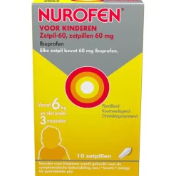 Nurofen voor Kinderen Ibuprofen 60 mg Zetpillen Discount