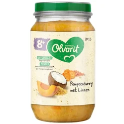 Olvarit Nutricia 8M+ Pompoencurry met Linzen Best