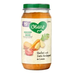 Olvarit Nutricia 15+M Stoofpot met Zoete Aardappel en Linzen New