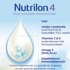 Nutrilon 4 Dreumes- en Peutermelk Flesvoeding Vanaf 1 Jaar New