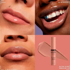 NYX Professional Makeup Butter Gloss 14 Madeleine Lipgloss New
