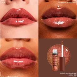 NYX Professional Makeup Butter Gloss Bling! 08 Hustla Butter Gloss Lipgloss New