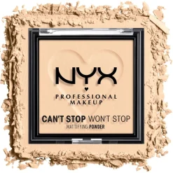 NYX Professional Makeup Can't Stop, Won't Stop Light Mattifying Powder Clearance