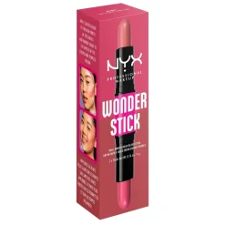 NYX Professional Makeup Dual Ended 01 Light Peach and Baby Pink Cream Blush Wonderstick Sale