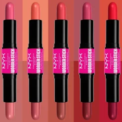 NYX Professional Makeup Dual Ended 01 Light Peach and Baby Pink Cream Blush Wonderstick Sale