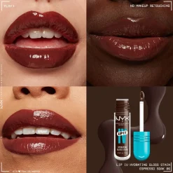 NYX Professional Makeup Lip IV 06 Espresso Soak Hydraterende Lipgloss Clearance