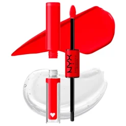 NYX Professional Makeup Shine Loud SHLP17 Rebel In Red Lipstick Discount