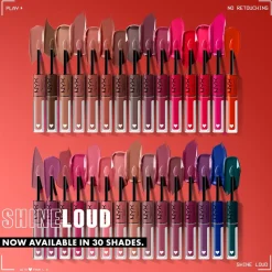 NYX Professional Makeup Shine Loud SHLP16 Goal Getter Lipstick Clearance