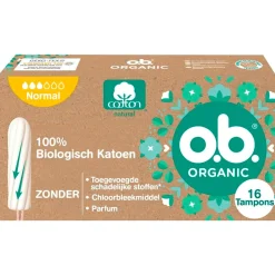 Ob o.b. Organic Cotton Normal Tampons Hot