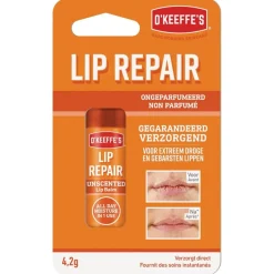 O'Keeffe's Lip Repair Ongeparfumeerde Lippenbalsem Outlet