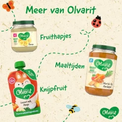 Olvarit 12+M Banaan Kiwi Aardbei Knijpfruit New