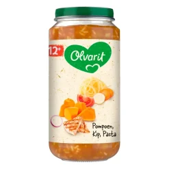 Olvarit 12+M Pompoen Kip Pasta Hot