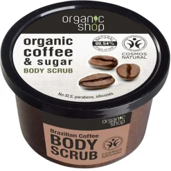 Organic Shop Brazilian Coffee Bodyscrub Hot
