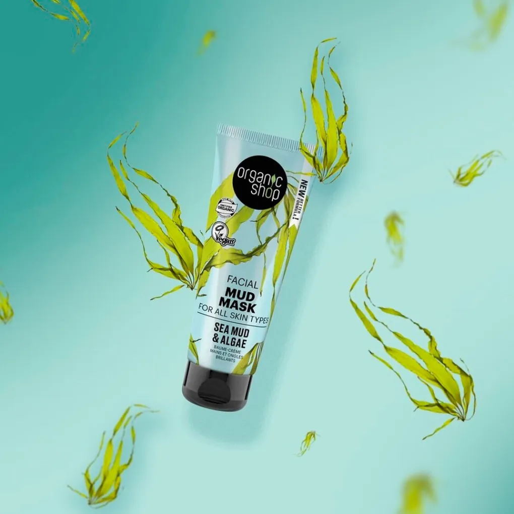 Organic Shop Sea Mud Algae Facial Mud Mask Hot