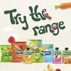 Organix 6+M Appel, Aardbei & Bosbes Knijpfruit Clearance