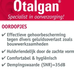 Otalgan Comfort Oordopjes Clearance