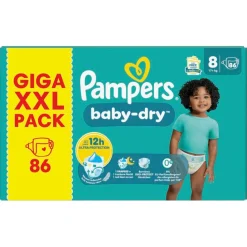 Pampers Baby-Dry Maat 8 Luiers New