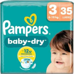 Pampers Baby-Dry Maat 3 Luiers Discount