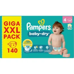 Pampers Baby-Dry Maat 4 Luiers Clearance