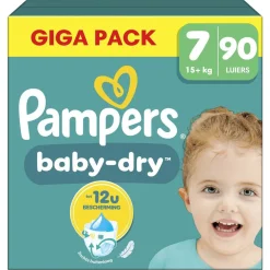 Pampers Baby-Dry Maat 7 Luiers New