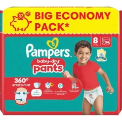 Pampers Baby-Dry Pants Maat 8 Luierbroekjes Best
