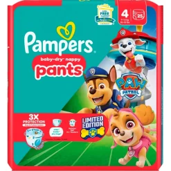 Pampers Baby-Dry Paw Patrol Pants Maat 4 Luierbroekjes Outlet