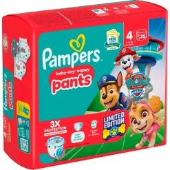 Pampers Baby-Dry Paw Patrol Pants Maat 4 Luierbroekjes Outlet