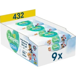 Pampers Harmonie Aqua Paw Patrol Babydoekjes Outlet