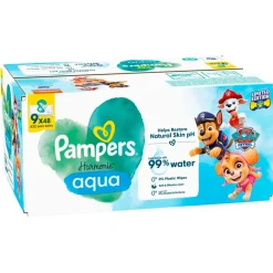 Pampers Harmonie Aqua Paw Patrol Babydoekjes Outlet