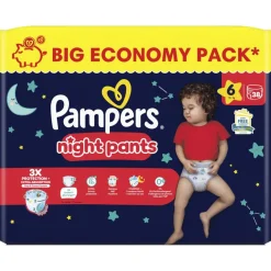 Pampers Night Pants Maat 6 Luierbroekjes Outlet