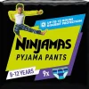 Ninjamas Pampers Jongens 8-12 Jaar Pyjama Pants Clearance