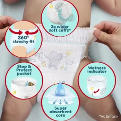 Pampers Premium Protection Pants Maat 7 Luierbroekjes Outlet