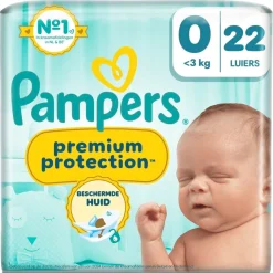 Pampers Premium Protection Maat 0 Luiers Outlet