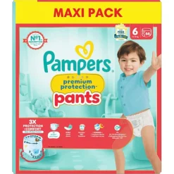 Pampers Premium Protection Pants Maat 6 Luierbroekjes Hot