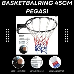 Pegasi basketbalring met veren Clearance