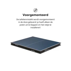 Pegasi Tafeltennistafel 75% Midi Indoor Clearance