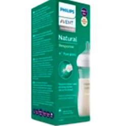 Philips Avent Natural Response Fles Glas 240ml – Flow 3 – BPS vrij- 1 fles Hot