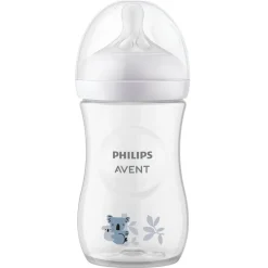 Philips Avent Natural Response SCY903/67 1m+ Koala Babyfles met Natuurlijke Zuigreflex Flesspeen Clearance