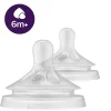 Philips Avent SCY966/02 6m+ Natuurlijke Zuigreflex Flesspenen voor Pap