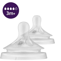 Philips Avent SCY964/02 3m+ Snelheid 4 Natuurlijke Zuigreflex Flesspenen Hot