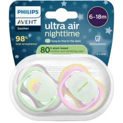 Philips Avent Soother Ultra Air 6-18M SCF376/29 Nighttime Fopspeen Online
