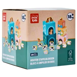 Playing Kids Boerderij Houten Stapelblokken Discount