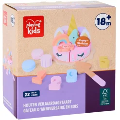 Playing Kids Unicorn Verjaardagstaart New