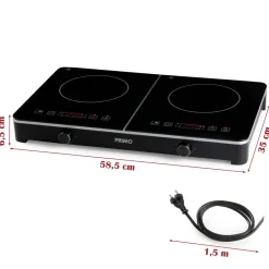 PRIMO PR303IKP Dubbele Inductiekookplaat New