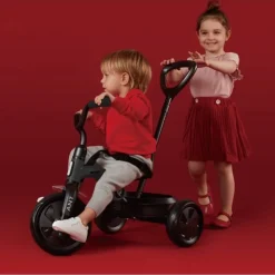 Mooiys Qplay Ant Driewieler met duwstang Sale