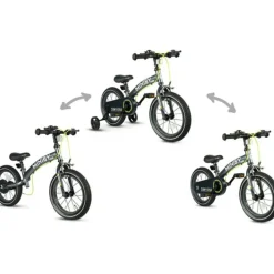 Qplay Miniby 3-in-1 kinderfiets – Grijs Hot