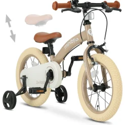 Qplay Miniby Kinderfiets 12 Inch 3 in 1 Loopfiets Clearance