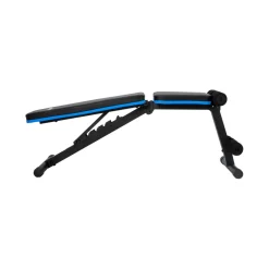 Rebel Active Inklapbare Versterkte Schuine Fitnessbank met Beenvergrendeling Hot